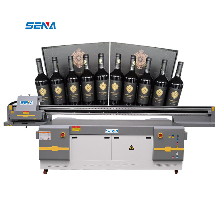 Printer inkjet panel datar digital UV otomatis multifungsi 2513 mesin cetak format besar untuk kayu kaca logam