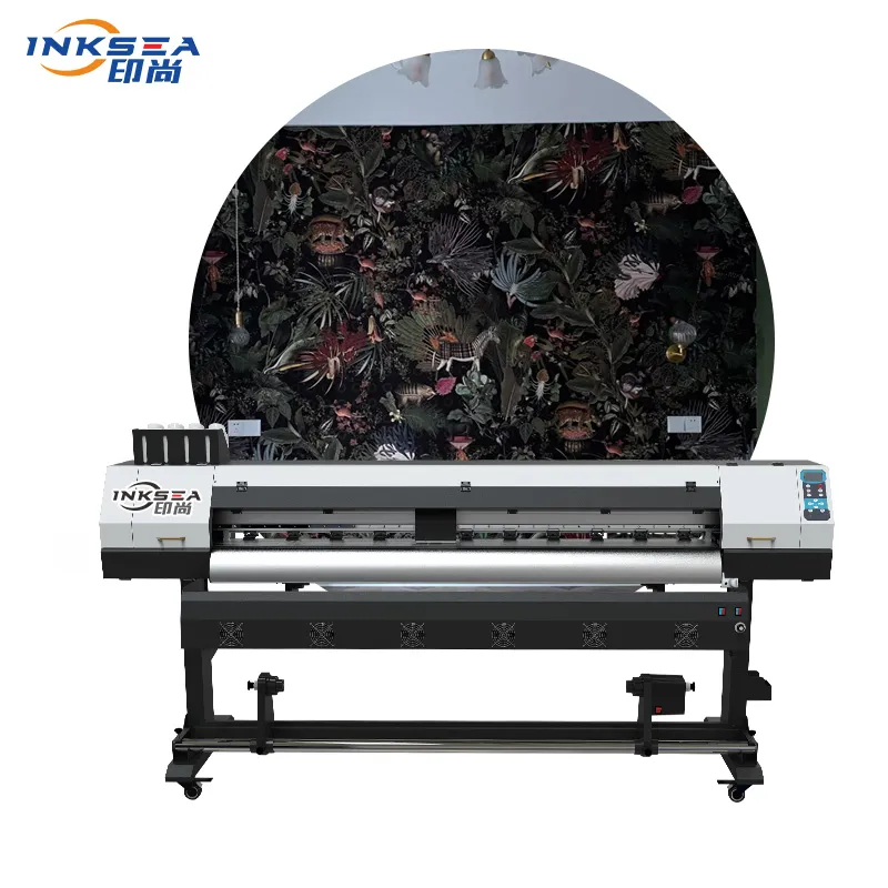 Printer format lebar kustom baru Epson Nozzle 1,8m printer format lebar untuk kulit tekstil semua jenis bahan kain