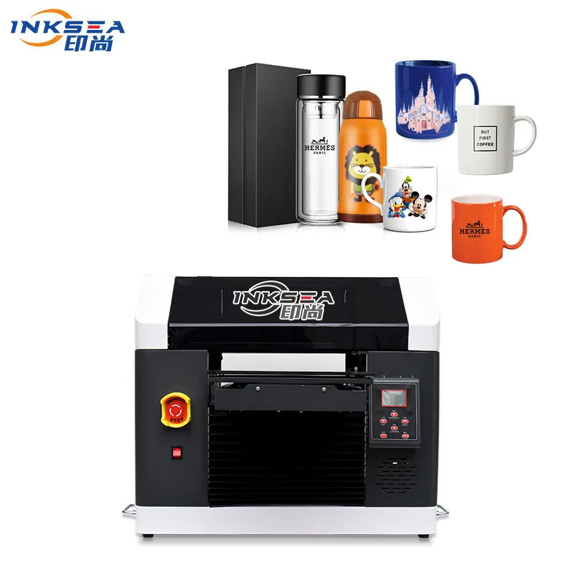 Logo Mug Kayu Notebook Printer Inkjet Custom A3 Printer Flatbed Mesin Cetak Digital UV 3045