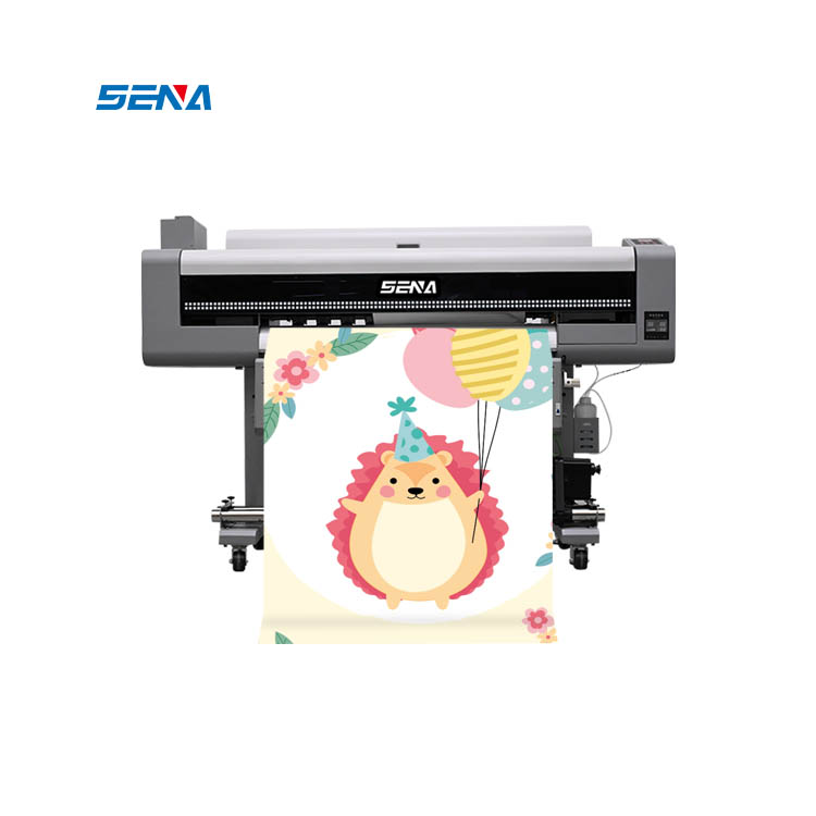 One Click Ink Absorption Digital Roll to Roll ink with Sticker Fabric Leather Linen Textile Fabric Poster Wide Printer Machine