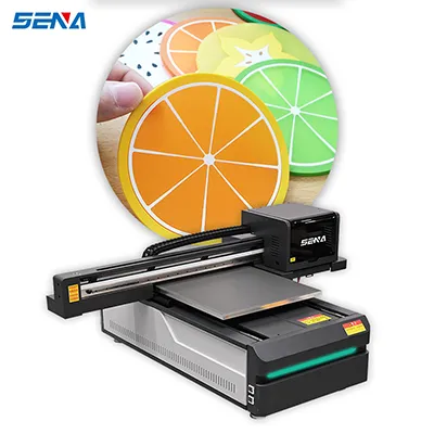 Bingkai Foto Casing Ponsel Mesin Cetak LOGO Bank Pengisi Daya 60*90CM Printer Flatbed UV Format Besar Kepala Cetak Epson I3200