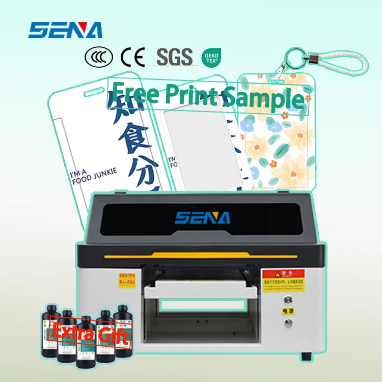 Printer A3 A4 Digital UV Inkjet Flatbed Printer Machine