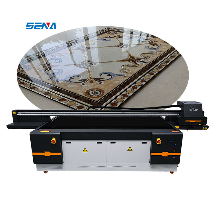چاپگر مسطح جوهر افشان UV 250*130 سانتی متری سازگار با محیط زیست برای دستگاه چاپ فرش حلقه سیمی کاشی برجسته سه بعدی