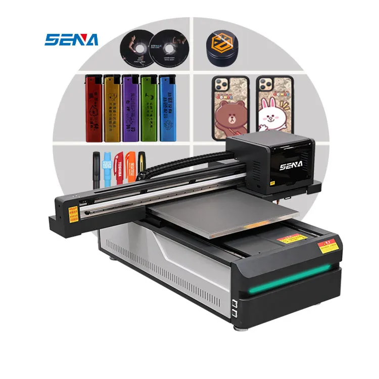 Produsen Profesional Printer 3D Digital 6090 Ukuran A3 Printer UV Flatbed Inkjet untuk Casing Ponsel Kayu Ubin PVC Kustom