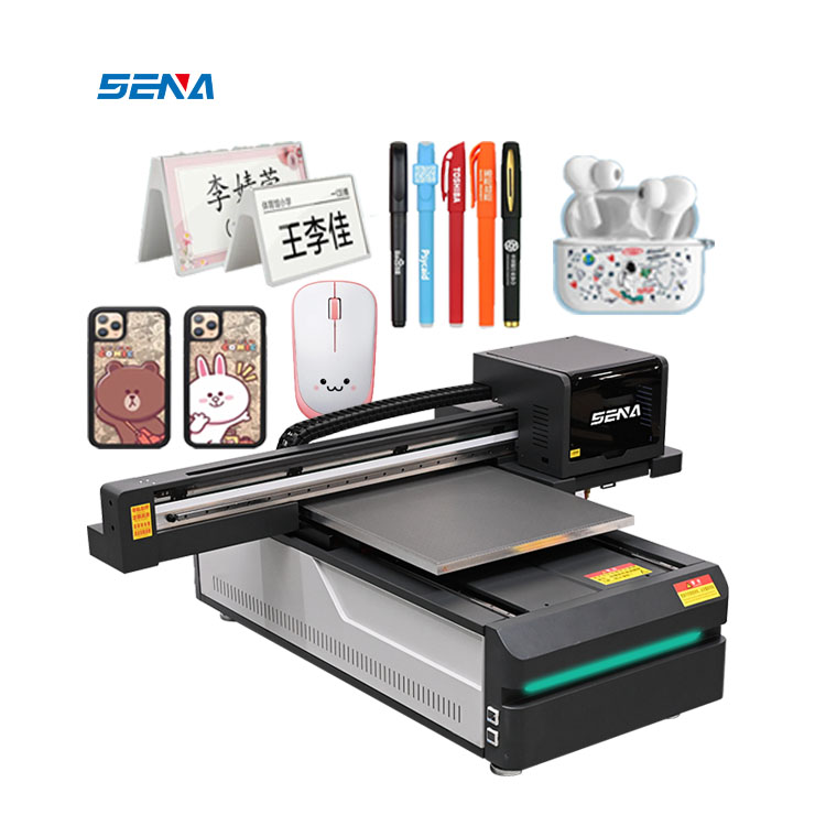 Professional Manufacturer Digital 3D Printing Machine 6090 Flat Inkjet UV Printer For Glass Wood Acrylic PVC Phone Case Printer