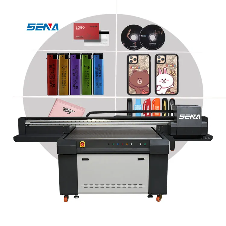 Produsen Profesional Printer Digital 3D Ramah Lingkungan Inkjet UV DTF Printer Datar untuk Kotak Telepon PVC Kotak Akrilik Kayu Kaca