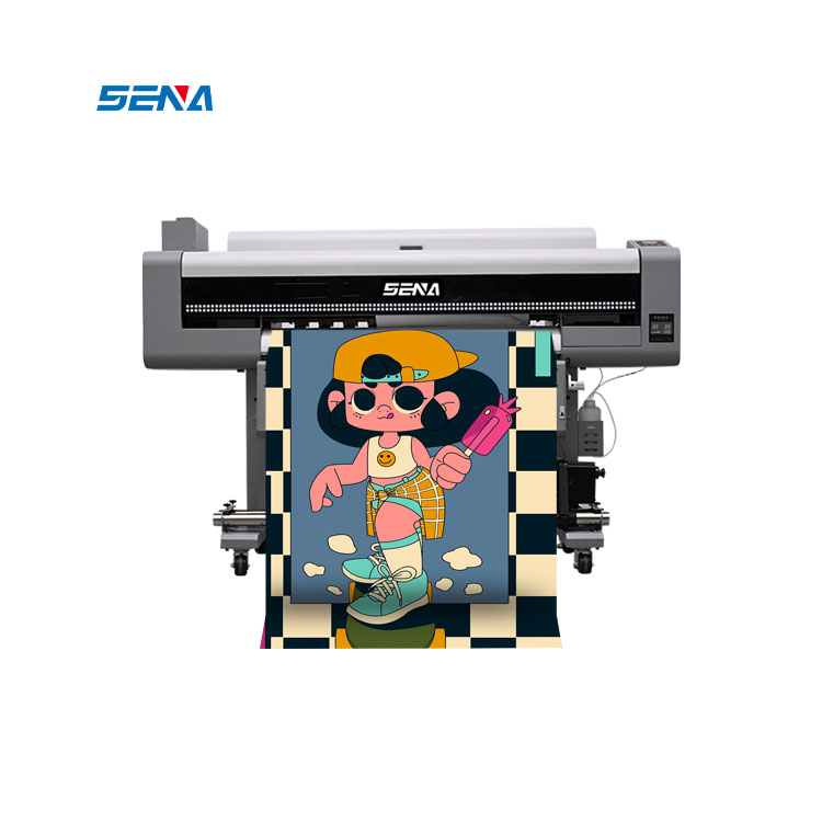 Professional Manufacturer Digital Roll to Roll with Sticker Fabric Leather Linen Textile Fabric Poster Wide Printer Machine