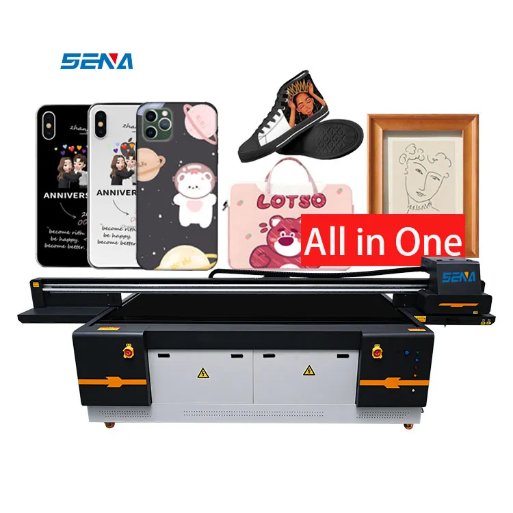 Sale Logo Digital Large Format Printer 2.5*1.3m UV Inkjet Flatbed Printer All in One for Phone Case Label Tile Glass Acrylic PVC