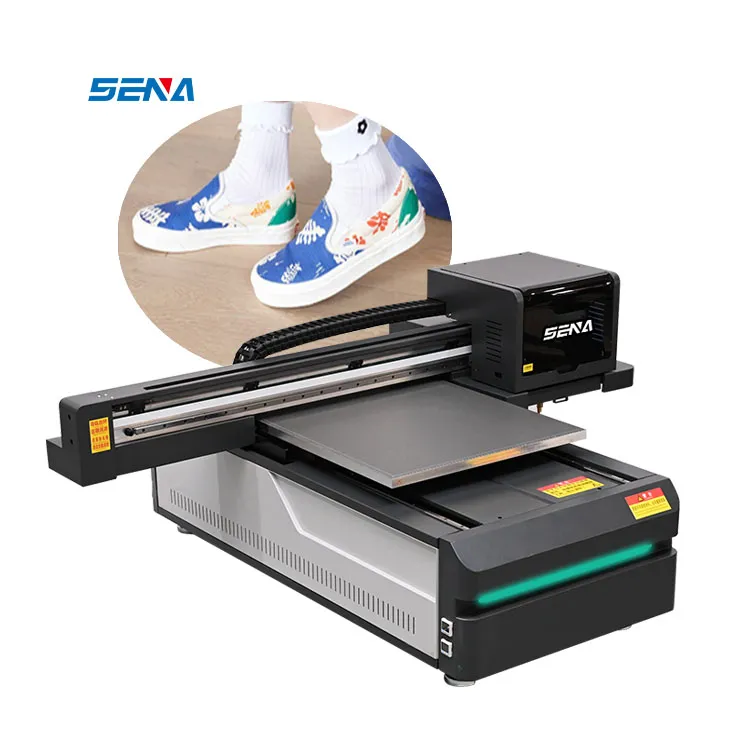 SENA 6090 UV Flatbed Printer with Epson i3200/i1600 UV Print Head A1 UV Printing Machine for Metal Acrylic Glass Bottle Printer