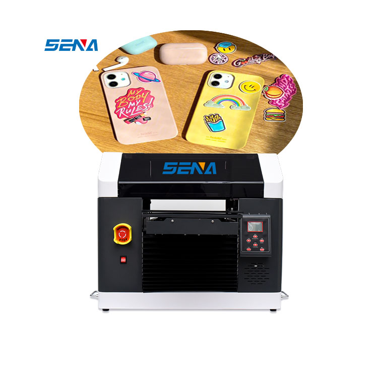 فروش چاپگر مسطح uv دیجیتال SENA Factory A3 بر روی هر سطحی فروش چاپگر uv براق براق برجسته سه بعدی