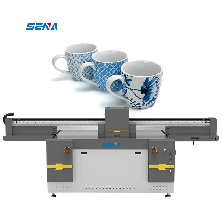 SENA LED UV Mesin Printer Flatbebd untuk Casing Ponsel Botol Kaca Dijual 1610 A0 Printer UV Kelas Industri