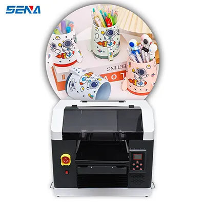 Mesin Cetak LOGO Baru SENA 3045-A3 Printer Flatbed UV Kecil untuk Casing Ponsel Folder Casing CD iPad