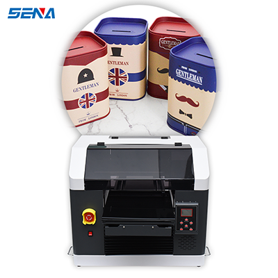 SENA's new multi-functional dual nozzle 3045 material flatbed printer inkjet printing machine for piggy banks, light plates