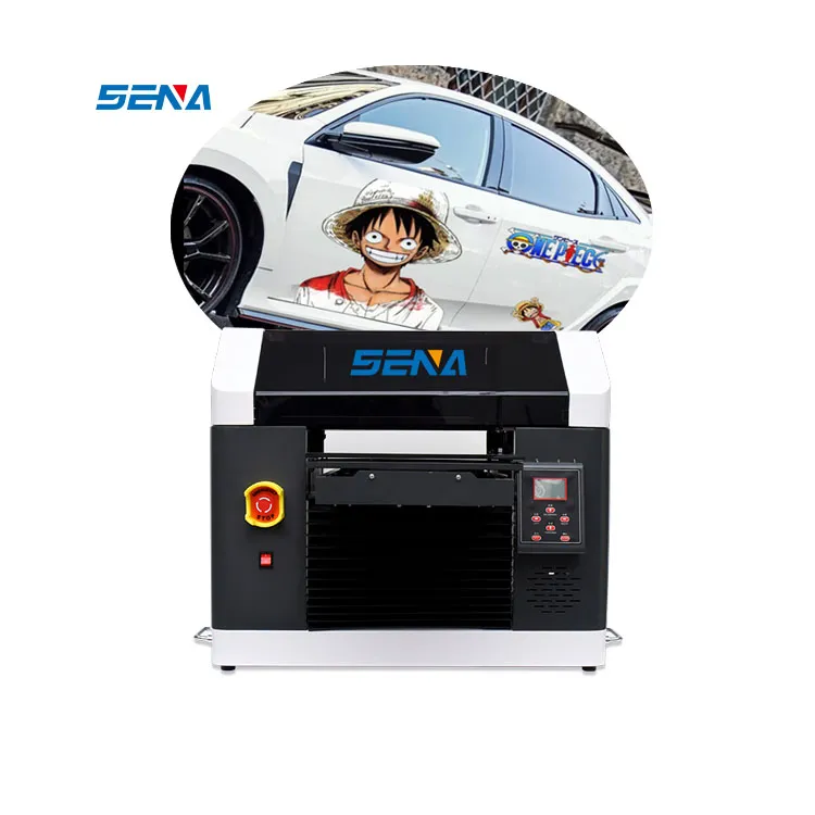 SENA small UV printer A3 desktop printer for Pens Wood Acrylic Metal UV DTF