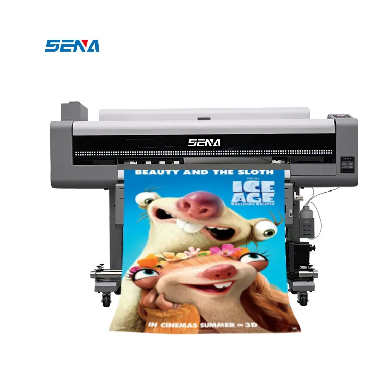 Sino Warna Industri Printer Format Lebar Pernis 3D Digital UV Inkjet Printer untuk Tekstil 3D Wallpaper Mobil Pasta Kain Kulit