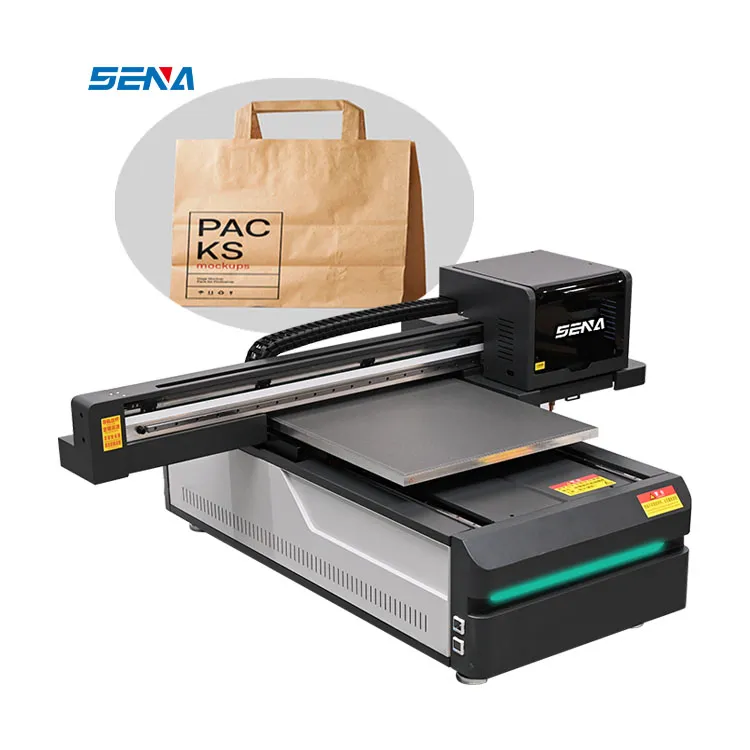 Size 6090 Dual Printhead UV Flatbed Printer Ceramic Plate Printing Machine UV Printer For Ceramic Tile