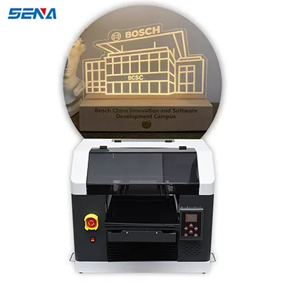 Printer warna A3 kecil kepala cetak Epson ganda 30*45CM untuk LOGO pena USB CD liontin kunci