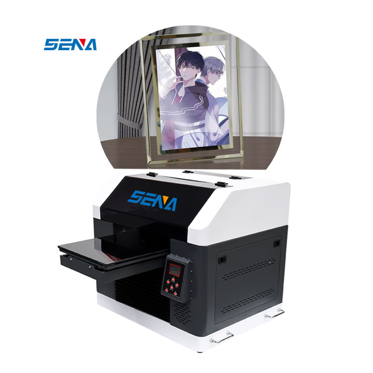 Small A3 Industrial Printing Machine 30*45cm UV Inkjte Printer Flatbed Printer for LED 3D Self-adhesive Label Cup Wrap Sticker