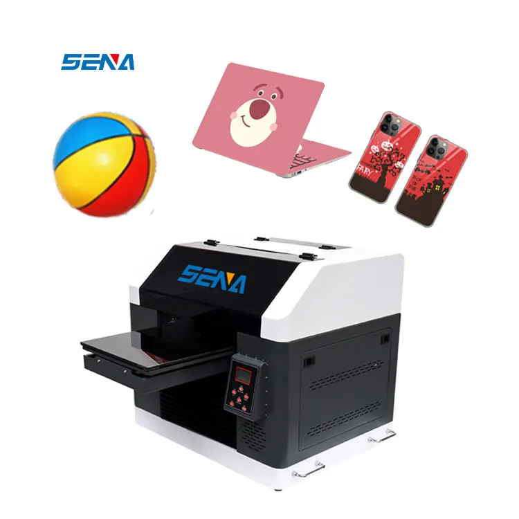 Small A3 UV printer desktop card acrylic water cup mobile phone case printing inkjet LED price flat uv printer