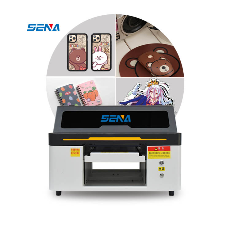 Small Business Mini A3 Size Automatic UV Printing Machine 3045 UV Inkjet Flatbed Printer For Self-adhesive Labels Wrap Sticker
