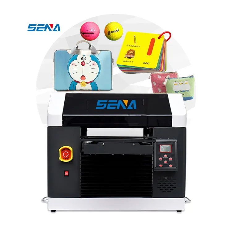 Small Business New Idea Uv Printing Machine Uv Flatbed Printer For Cups Phone Cases Sticker A3 Size Uv Inkjet Printer