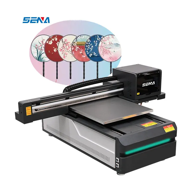 Super Discounts 6090 Digital Led CMYK+ Varnish UV Inkjet Flat Panel Printer for Customize Acrylic Phone Case PVC Card Pen Golf