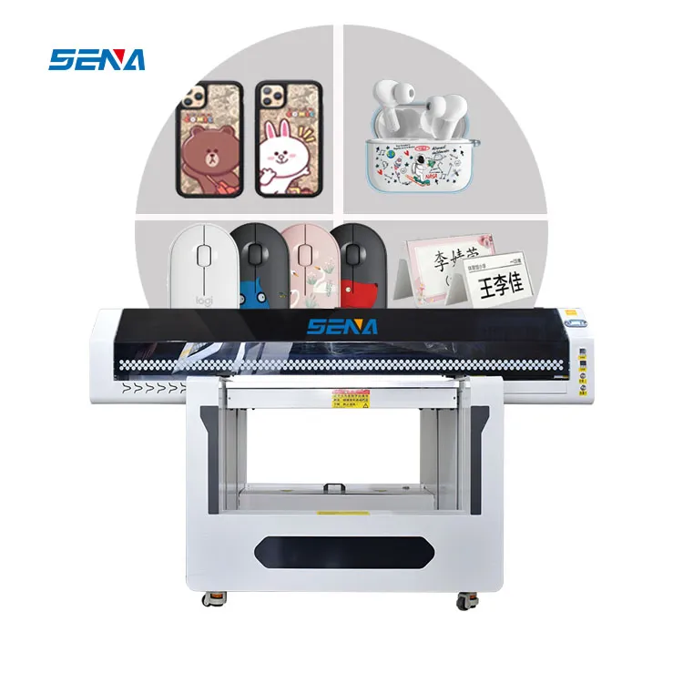 Surprise Price 90*60CM 3D Digital UV Flatbed Inkjet Printer CMYK Varnish Custom for Bag Luggage Helmet Phonecase PVC Wood Glass