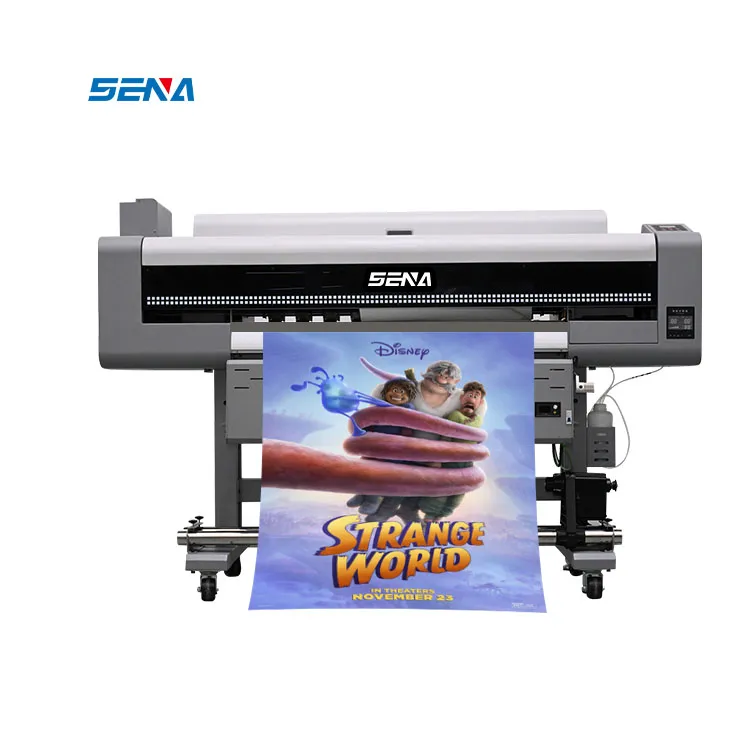 Harga Kejutan Printer Inkjet UV Kecil Komersial Format Lebar Pelarut Ramah Lingkungan Kustom untuk Kain Kulit Rok T-Shirt Kain Katun