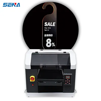 Printer Inkjet SENA Universal Ukuran 30*45CM Printer Flatbed UV A3 Kepala Cetak Epson untuk Pelat Kerja Pelat Lampu Akrilik