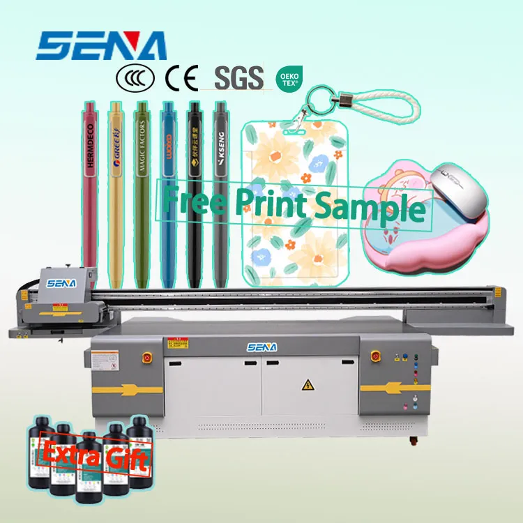 UV Flatbed Inkjet Printer Machine A0 A1 6 Colors HD with G5 G6 heads