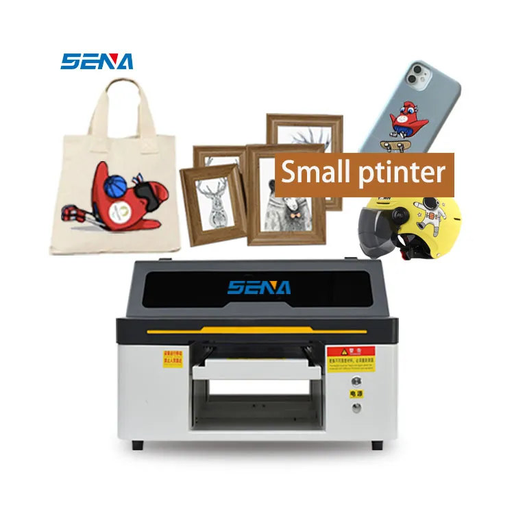 UV Inkjet Flatbed Printer A3 A4 Mini 3D Digital