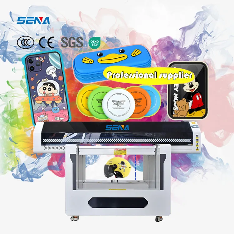 UV Inkjet Flatbed Printer Machine 50cm Lifting Platform