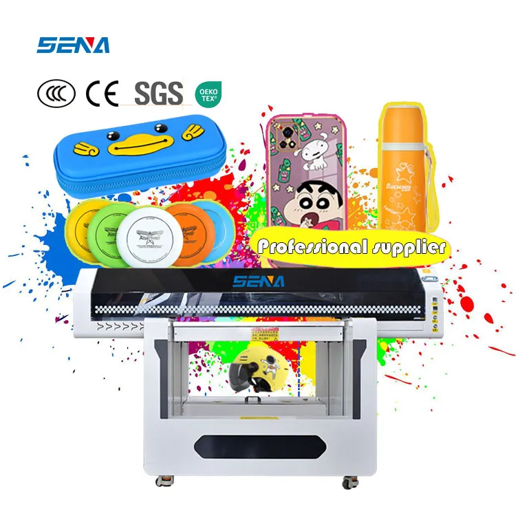 UV Inkjte Flatbed Printer for Wallpaper Phone Case Glass Wood PVC