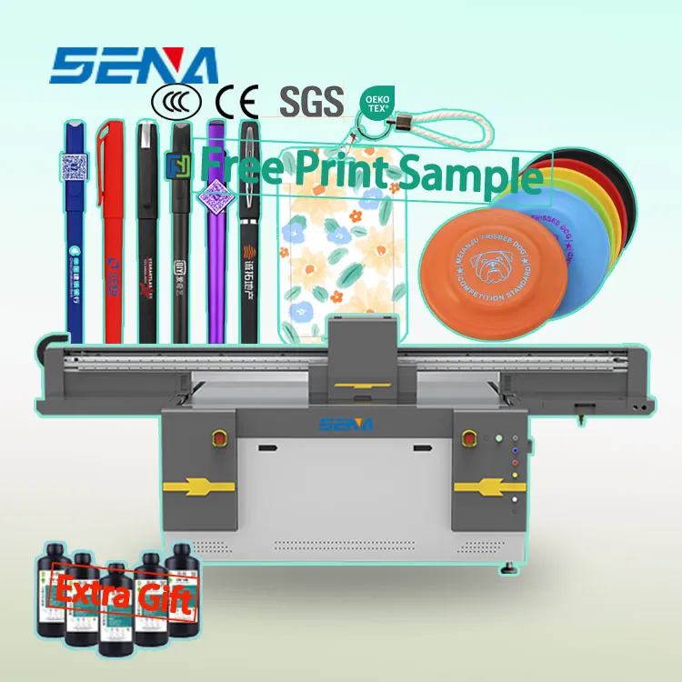 UV Led Inkjet Flatbed Printer Machine Customize Large