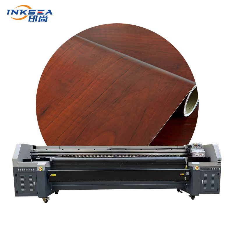 UV-printer 1,8M laiformaatprinter tapeediplakati nahkkangast paberrullist-rullile printerile
