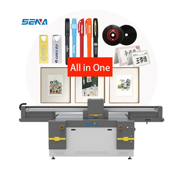 UV Printer for Sale Digital Inkjet Flatbed Printer 1610 Printing Machina All in One for Vitrea Acrylic Box Utrem PhoneCase