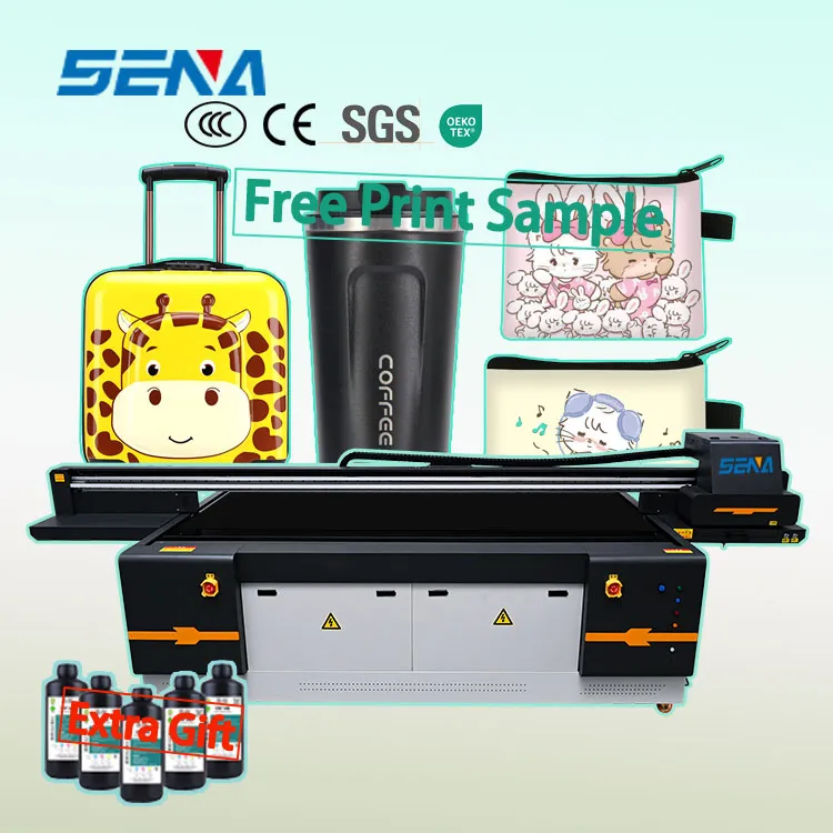 Wallpaper UV Inkjet Printer 2500*1300mm Digital UV Flatbed Printer