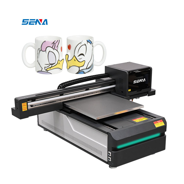 Impermeabile 6090 Stampante UV a getto d'inchiostro flatbed digitale di grande formato Macchina da stampa UV per PVC acrilico in vetro e legno