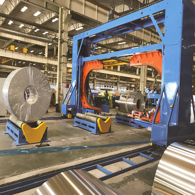 Wide-width Steel and Aluminum C-type Winding Packaging Machine