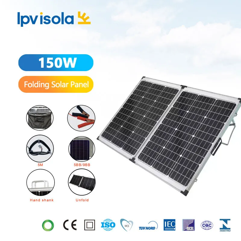 Panel solar plegable de 150w