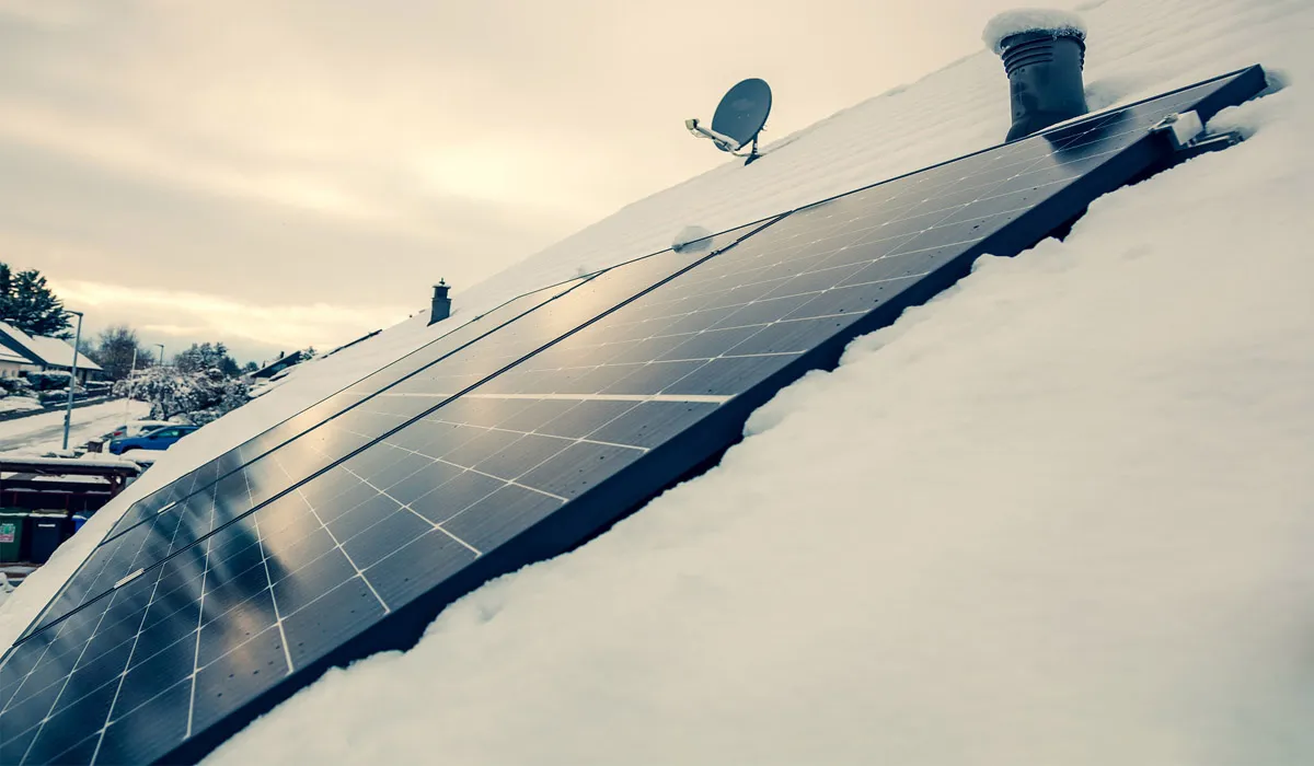 Výkon solárního panelu IPVISOLA v zimní sezóně