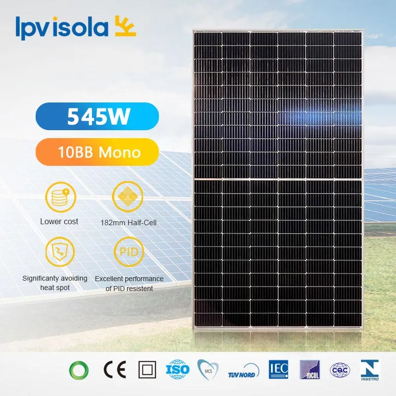 500W solární modul s jedním sklem