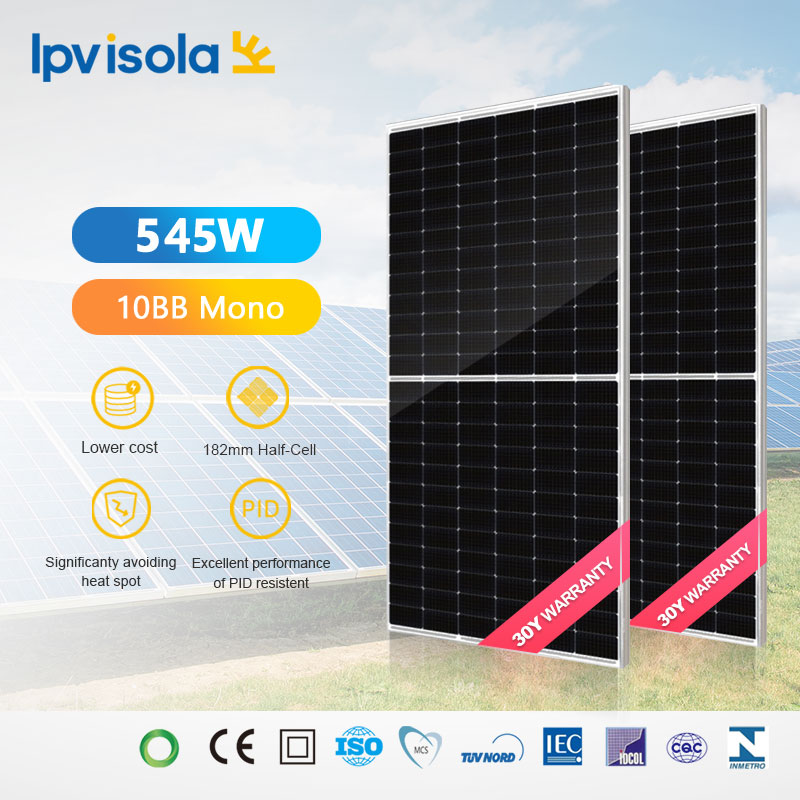 545W solární modul s jedním sklem