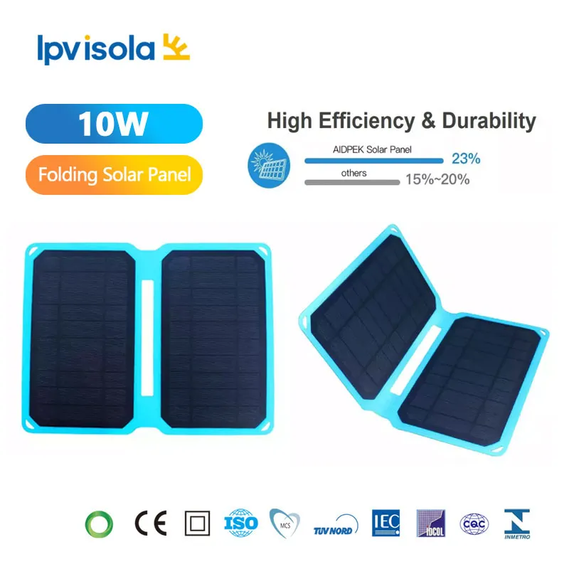 Pet Power Bank Panel solar plegable