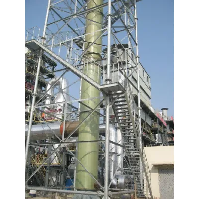 Fiberglass chimney tower