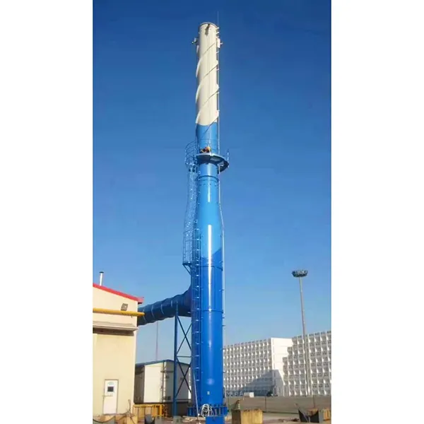 Free-standing Titanium Steel Composite Panel Chimney