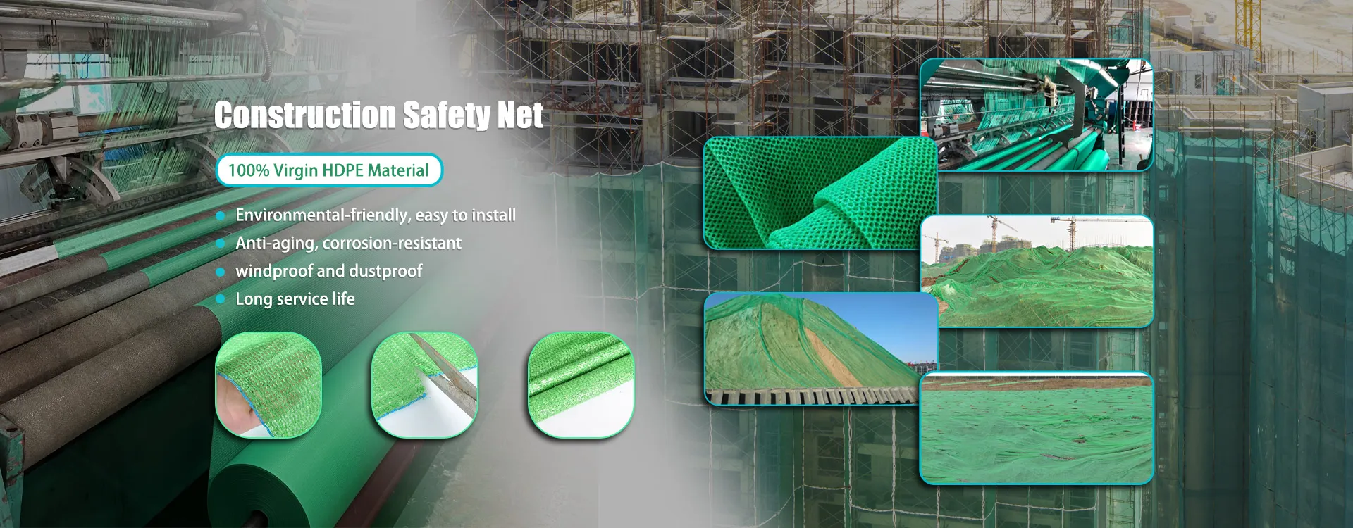 Mga Manufacturer ng Construction Safety Net