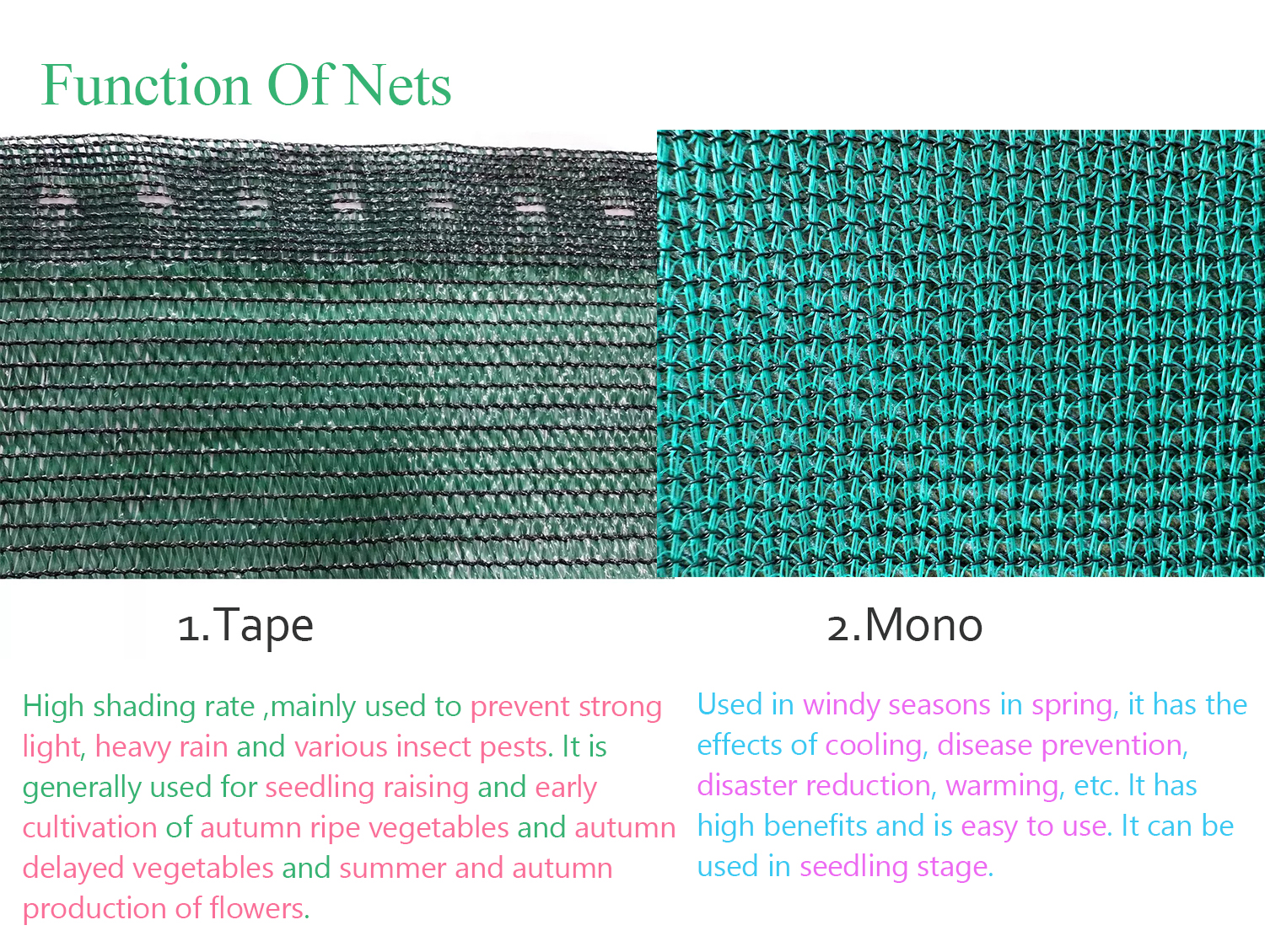 Как выбрать различные типы солнцезащитной сетки?