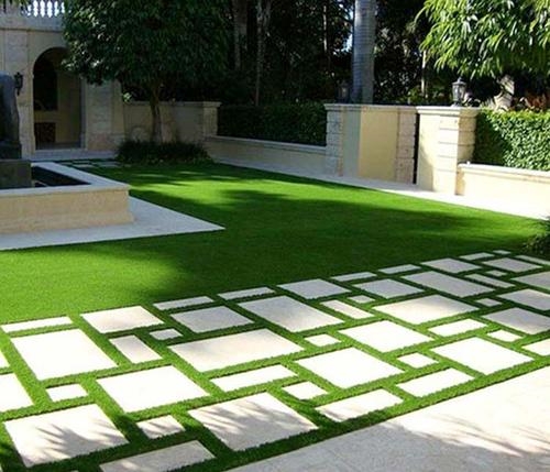 Park s umělým trávníkem