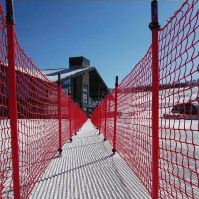 Red de seguridad para pistas de esquí